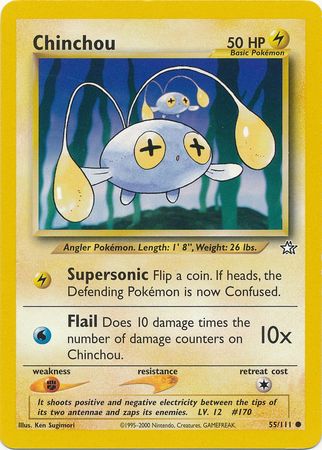 Chinchou (55/111) [Neo Genesis Unlimited] | Card Citadel