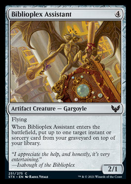 Biblioplex Assistant [Strixhaven: School of Mages] | Card Citadel