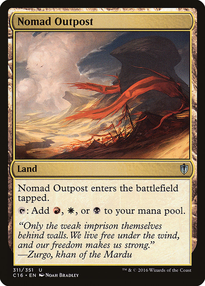 Nomad Outpost [Commander 2016] | Card Citadel