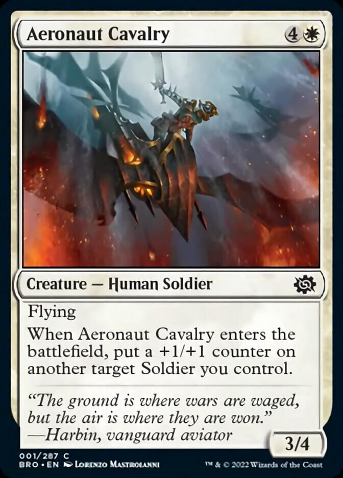 Aeronaut Cavalry [The Brothers' War] | Card Citadel