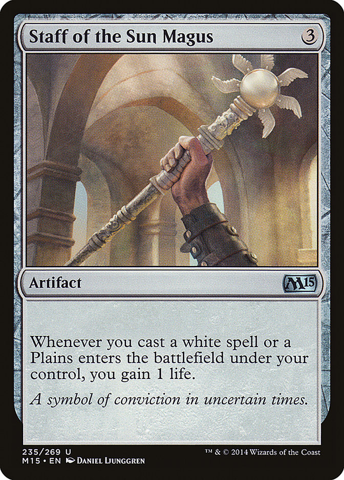 Staff of the Sun Magus [Magic 2015] | Card Citadel