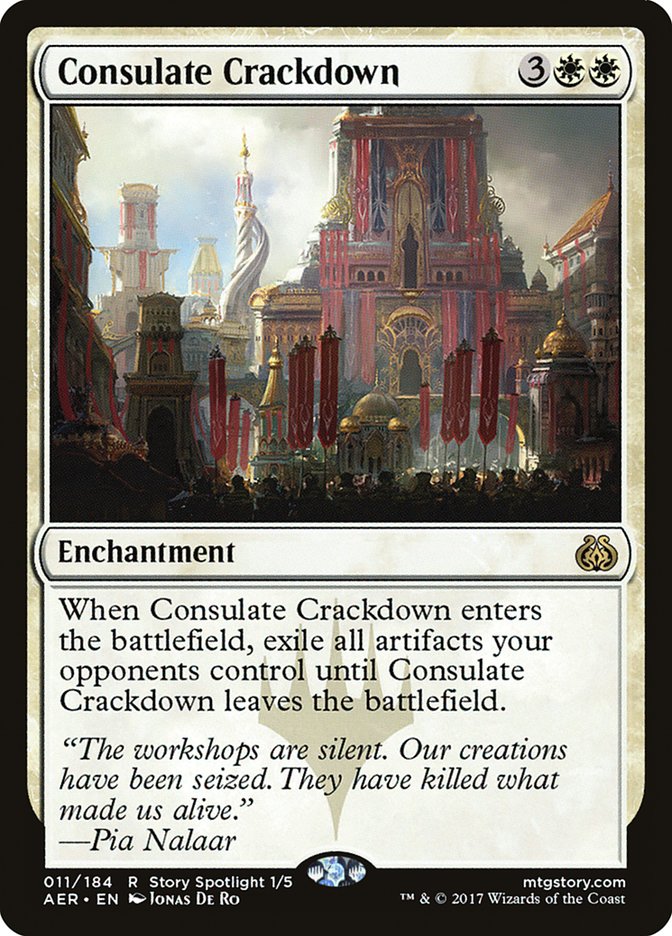 Consulate Crackdown [Aether Revolt] | Card Citadel