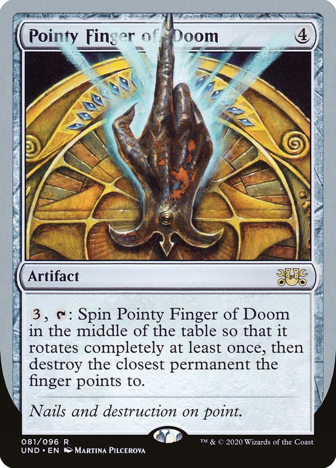 Pointy Finger of Doom [Unsanctioned] | Card Citadel