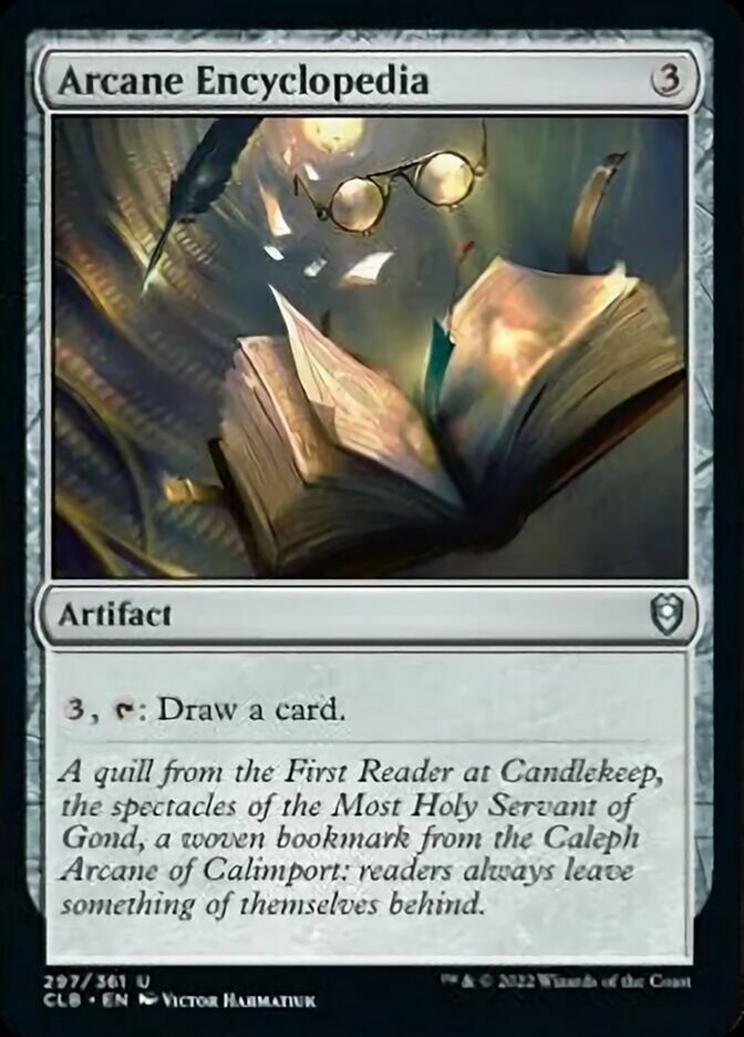 Arcane Encyclopedia [Commander Legends: Battle for Baldur's Gate] | Card Citadel