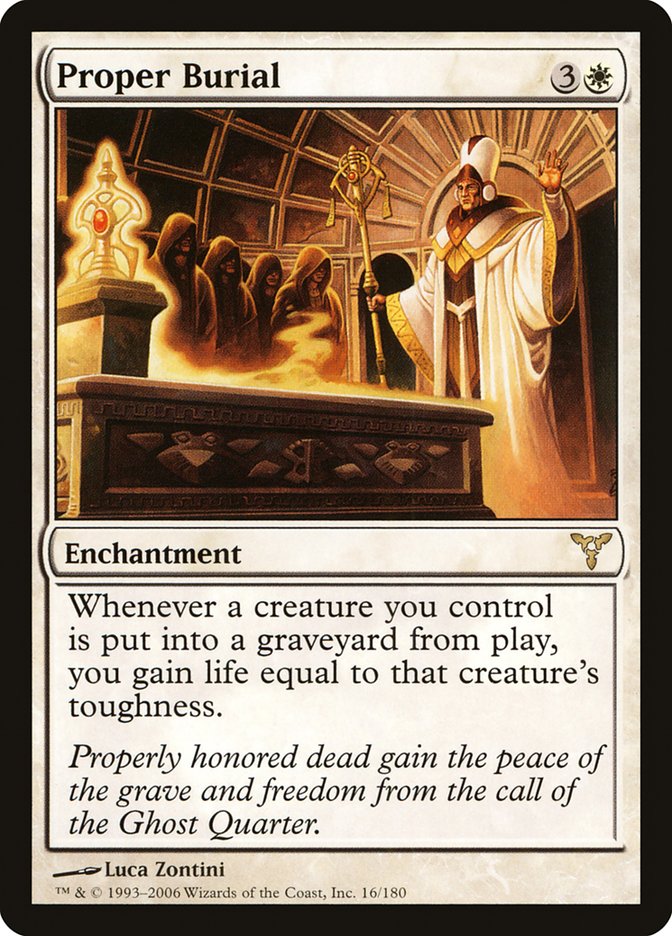 Proper Burial [Dissension] | Card Citadel