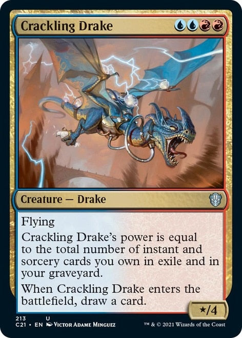 Crackling Drake [Commander 2021] | Card Citadel