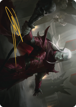 Baeloth Barrityl, Entertainer Art Card (Gold-Stamped Signature) [Commander Legends: Battle for Baldur's Gate Art Series] | Card Citadel