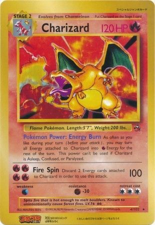 Charizard (4/102) (CoroCoro Promo) (Jumbo Card) [Base Set Unlimited] | Card Citadel