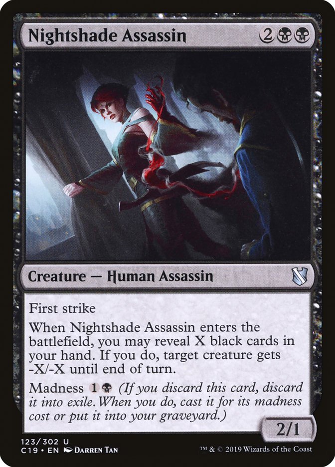 Nightshade Assassin [Commander 2019] | Card Citadel