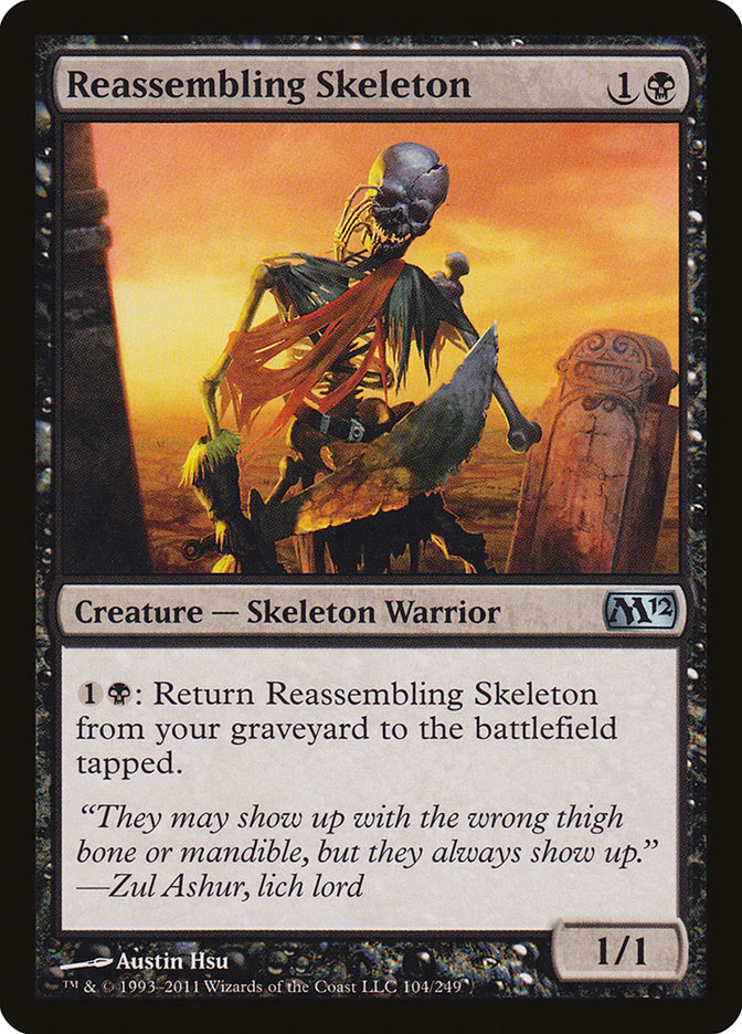 Reassembling Skeleton [Magic 2012] | Card Citadel