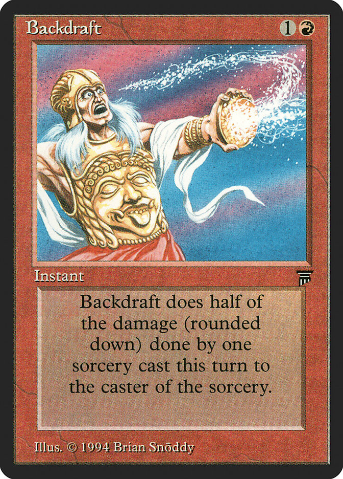 Backdraft [Legends] | Card Citadel
