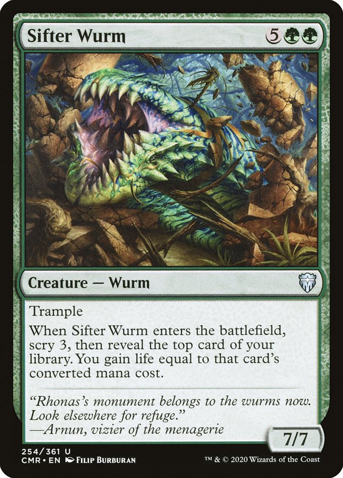 Sifter Wurm [Commander Legends] | Card Citadel