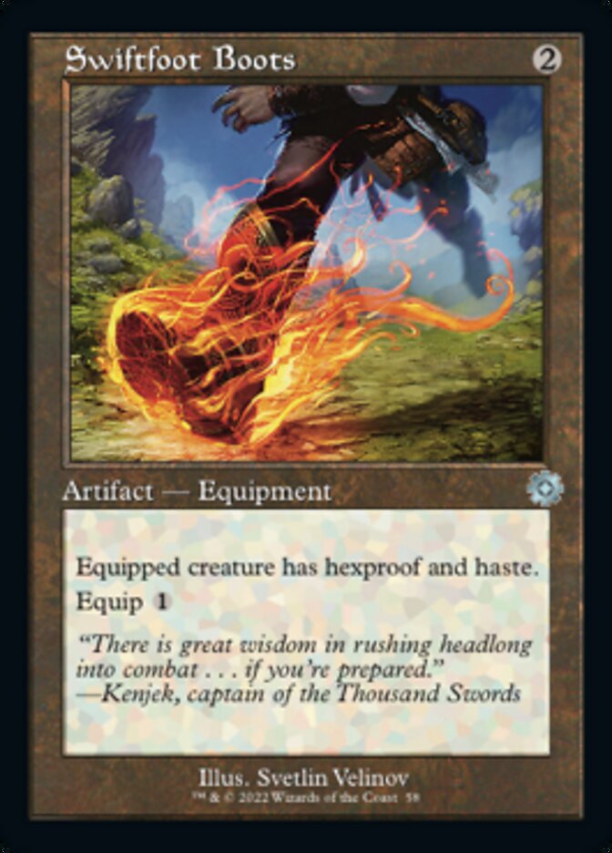 Swiftfoot Boots (Retro) [The Brothers' War Retro Artifacts] | Card Citadel