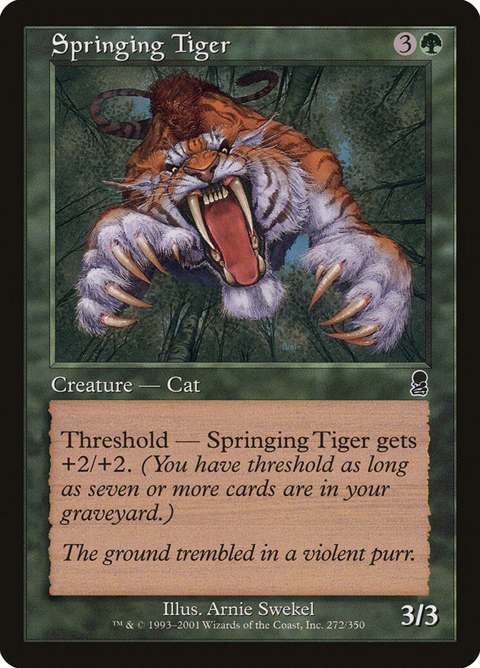 Springing Tiger [Odyssey] | Card Citadel