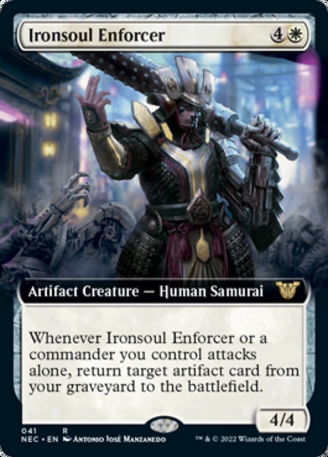 Ironsoul Enforcer (Extended) [Kamigawa: Neon Dynasty Commander] | Card Citadel