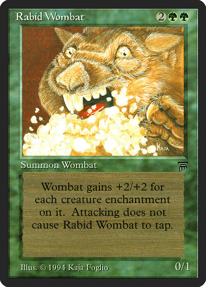 Rabid Wombat [Legends] | Card Citadel