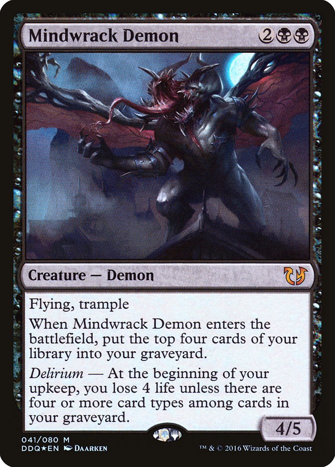 Mindwrack Demon [Duel Decks: Blessed vs. Cursed] | Card Citadel