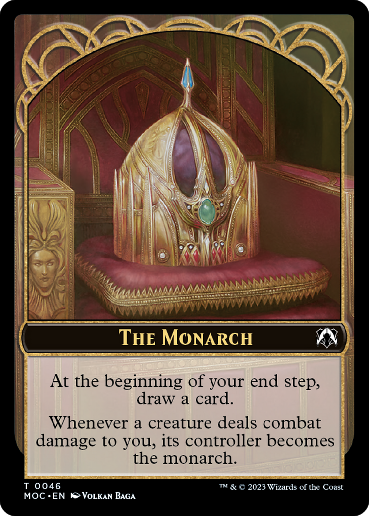 The Monarch // Shapeshifter Double-Sided Token [March of the Machine Commander Tokens] | Card Citadel