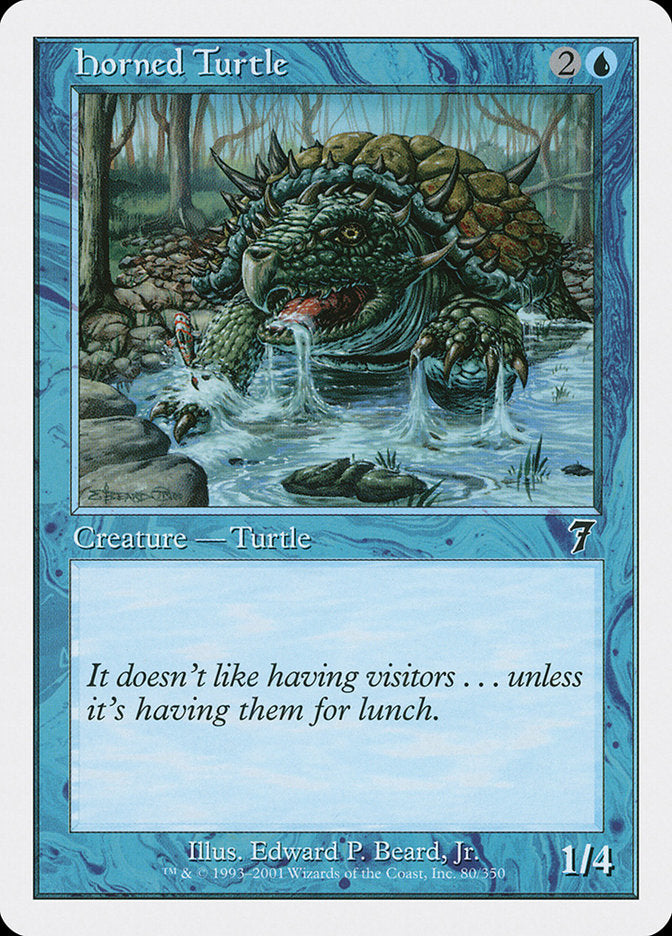 Horned Turtle [Seventh Edition] | Card Citadel