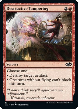 Destructive Tampering [Jumpstart 2022] | Card Citadel