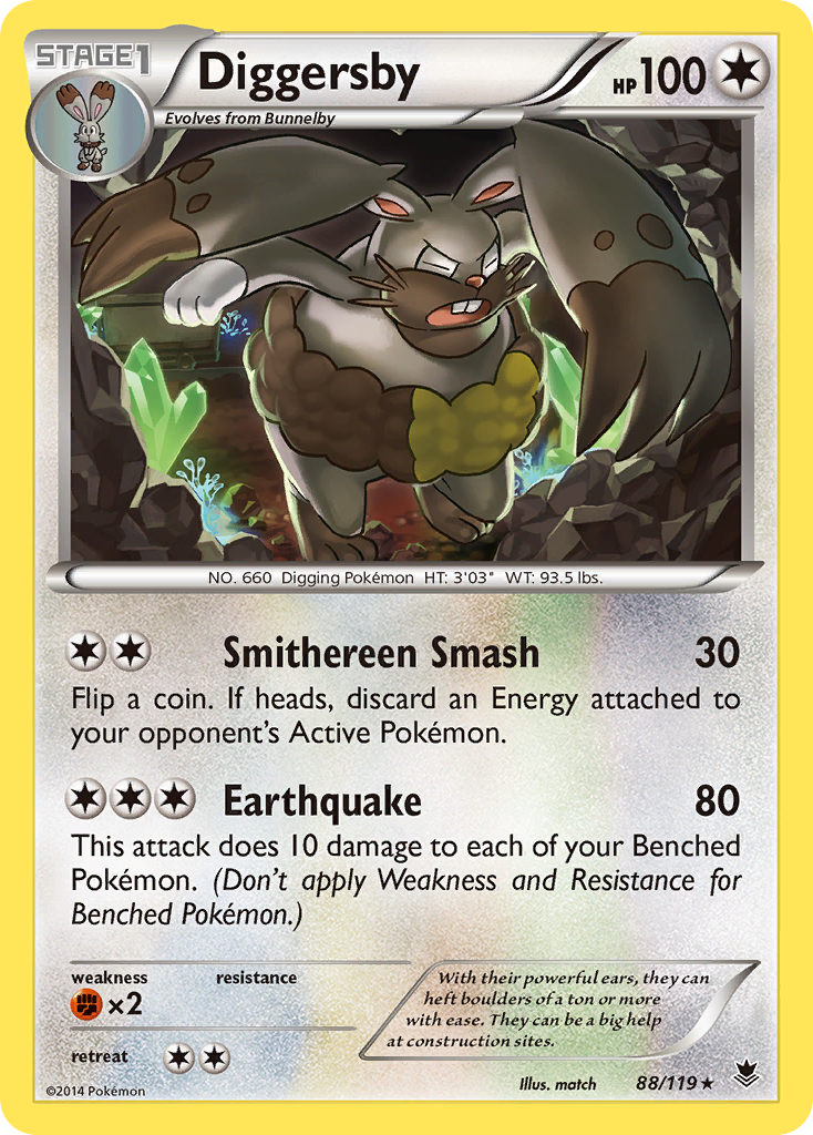 Diggersby (88/119) [XY: Phantom Forces] | Card Citadel