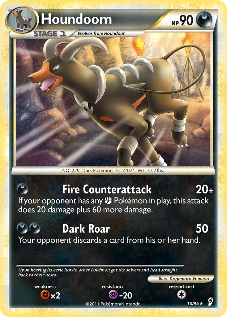 Houndoom (10/95) [HeartGold & SoulSilver: Call of Legends] | Card Citadel