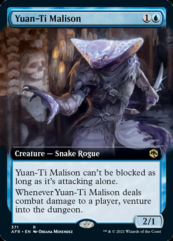 Yuan-Ti Malison (Extended) [Dungeons & Dragons: Adventures in the Forgotten Realms] | Card Citadel