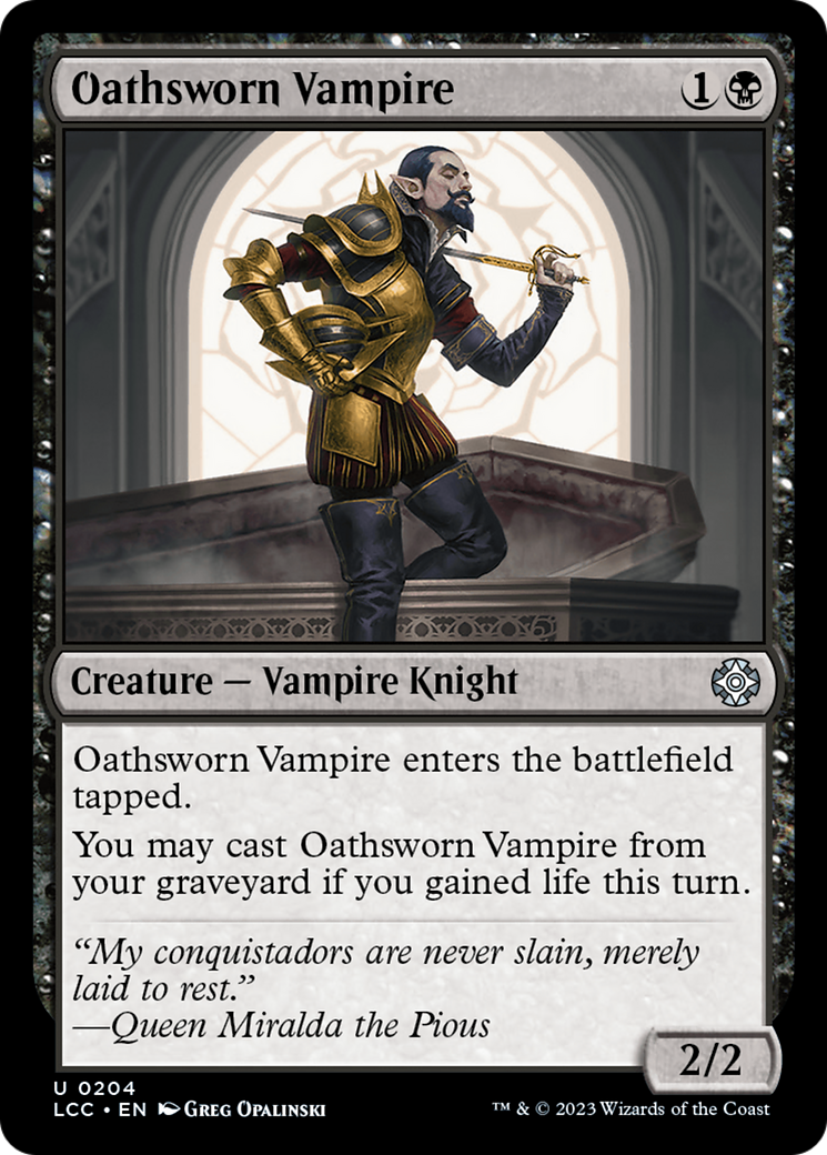 Oathsworn Vampire [The Lost Caverns of Ixalan Commander] | Card Citadel