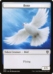 Bird // Cat Double-Sided Token [Phyrexia: All Will Be One Commander Tokens] | Card Citadel