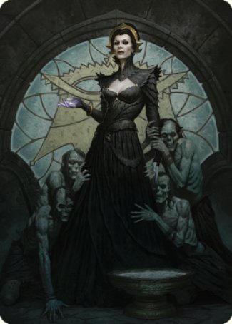 Liliana of the Veil Art Card [Dominaria United Art Series] | Card Citadel