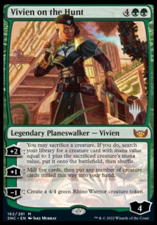 Vivien on the Hunt (Promo Pack) [Streets of New Capenna Promos] | Card Citadel