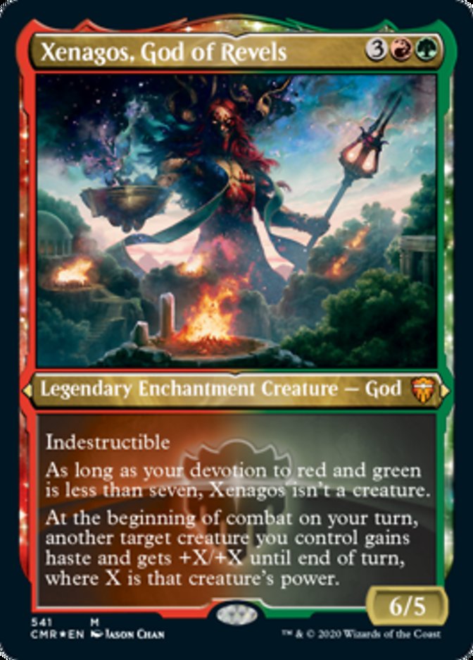 Xenagos, God of Revels (Foil Etched) [Commander Legends] | Card Citadel