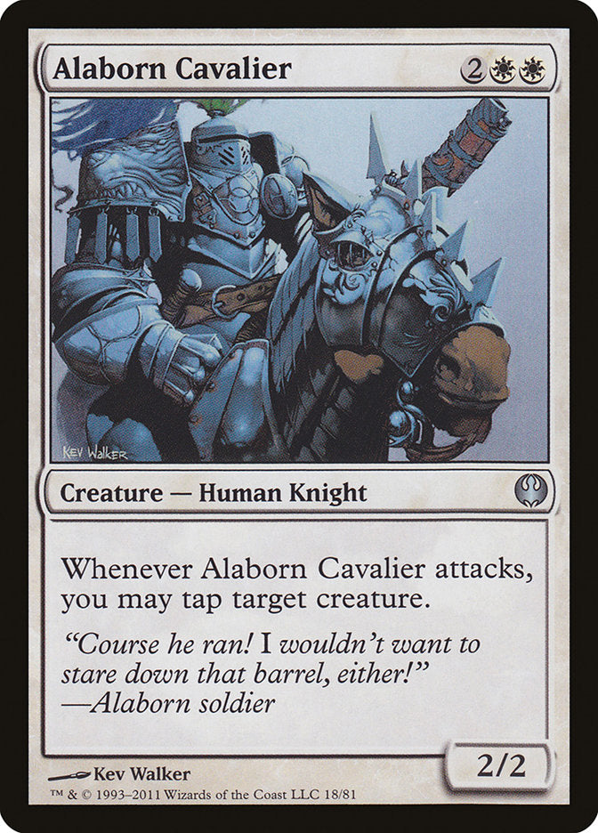 Alaborn Cavalier [Duel Decks: Knights vs. Dragons] | Card Citadel