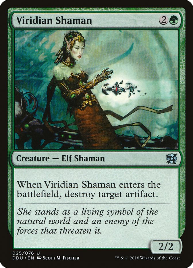 Viridian Shaman [Duel Decks: Elves vs. Inventors] | Card Citadel