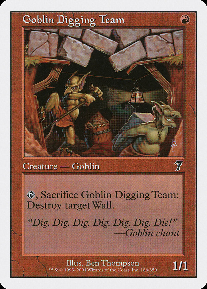 Goblin Digging Team [Seventh Edition] | Card Citadel