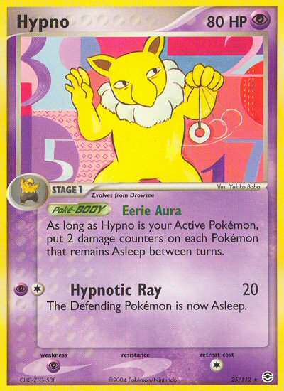 Hypno (25/112) [EX: FireRed & LeafGreen] | Card Citadel