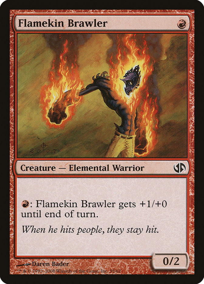 Flamekin Brawler [Duel Decks: Jace vs. Chandra] | Card Citadel