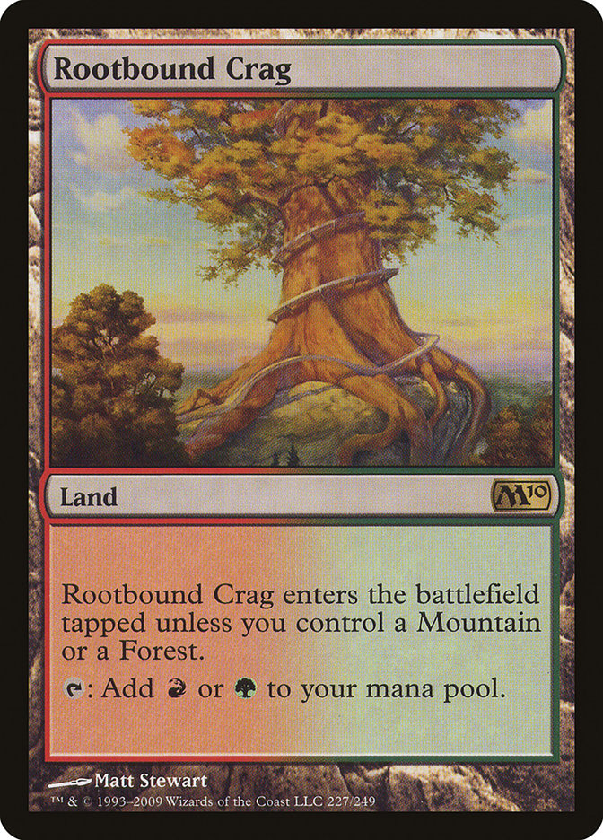 Rootbound Crag [Magic 2010] | Card Citadel