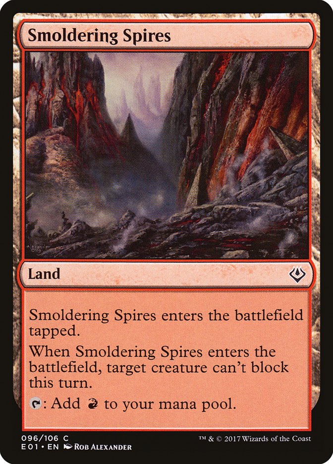 Smoldering Spires [Archenemy: Nicol Bolas] | Card Citadel