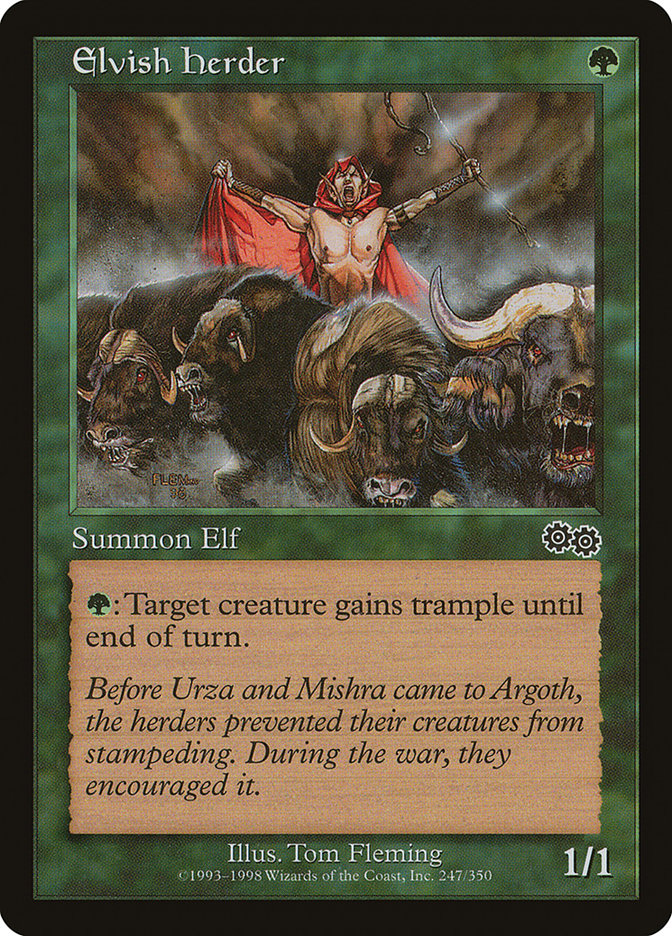 Elvish Herder [Urza's Saga] | Card Citadel