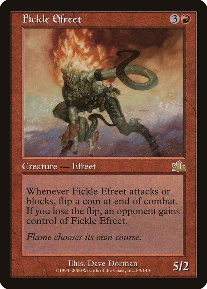 Fickle Efreet [Prophecy] | Card Citadel