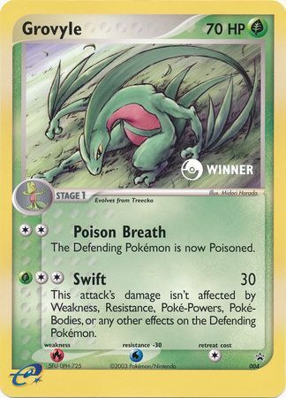 Grovyle (004) (Jumbo Card) [Nintendo: Black Star Promos] | Card Citadel