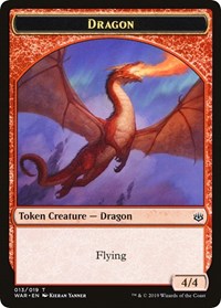 Dragon // Spirit Double-sided Token (Challenger 2020) [Unique and Miscellaneous Promos] | Card Citadel