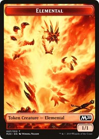 Elemental // Satyr Double-sided Token (Challenger 2020) [Unique and Miscellaneous Promos] | Card Citadel