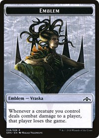 Vraska Emblem // Human Double-sided Token (Challenger 2020) [Unique and Miscellaneous Promos] | Card Citadel