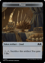 Faerie // Food (0010) Double-Sided Token [Wilds of Eldraine Tokens] | Card Citadel