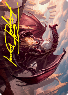Velomachus Lorehold Art Card (Gold-Stamped Signature) [Strixhaven: School of Mages Art Series] | Card Citadel