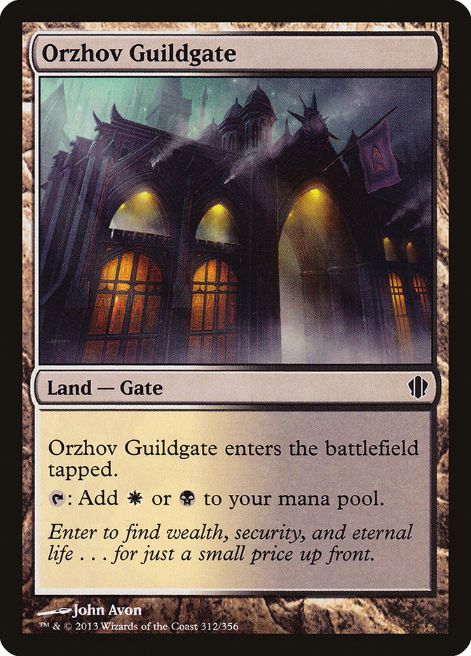 Orzhov Guildgate [Commander 2013] | Card Citadel