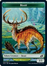 Beast (010) // Snake Double-sided Token [Commander 2020] | Card Citadel