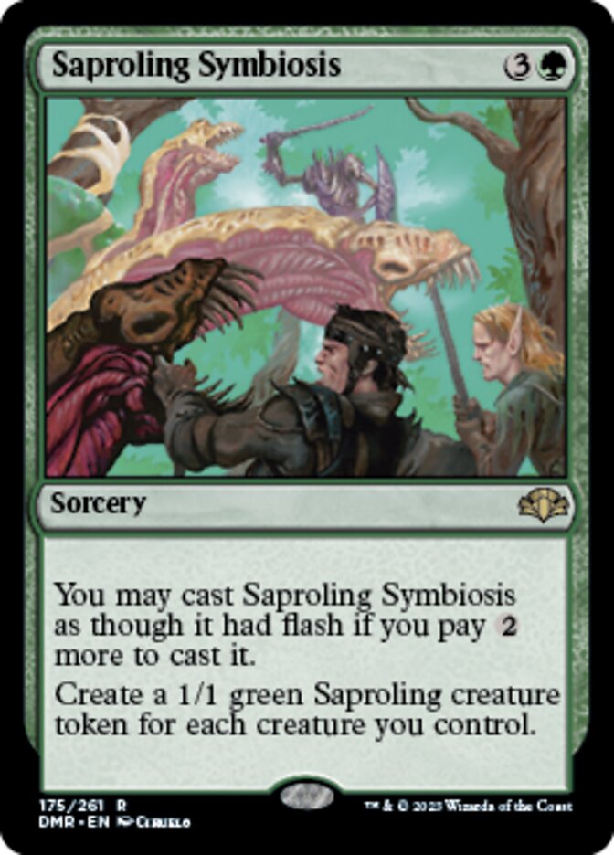 Saproling Symbiosis [Dominaria Remastered] | Card Citadel